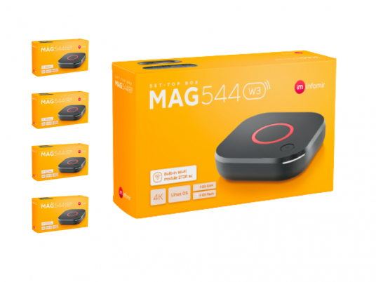  Raxxio MAG544w3 - Receptor de TV 4K HDR con chipset Amlogic  S905Y4, memoria flash de 4 GB, Dolby Digital Plus, Linux 4.9, WiFi de doble  banda, USB 2.0, cable HDMI y